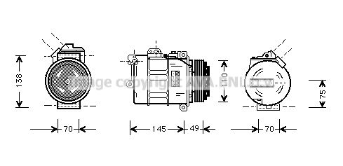AVA QUALITY COOLING Kompresors, Gaisa kond. sistēma BWK181